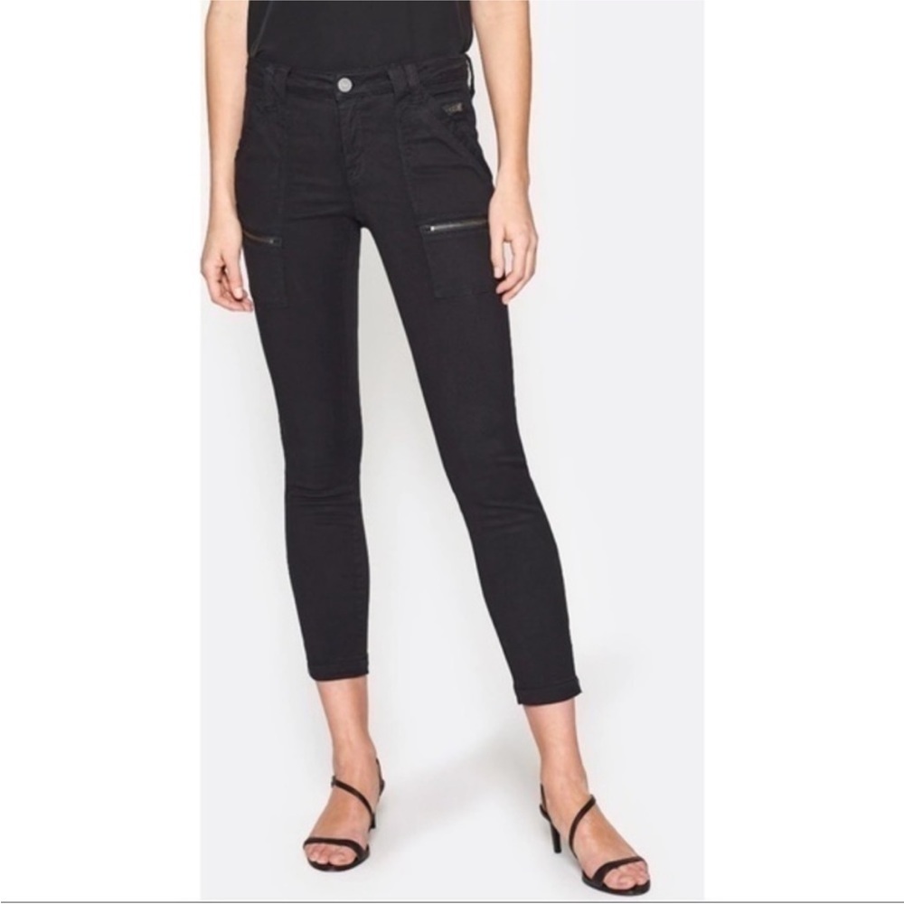 Joie Black Park Skinny Zipper Jeans